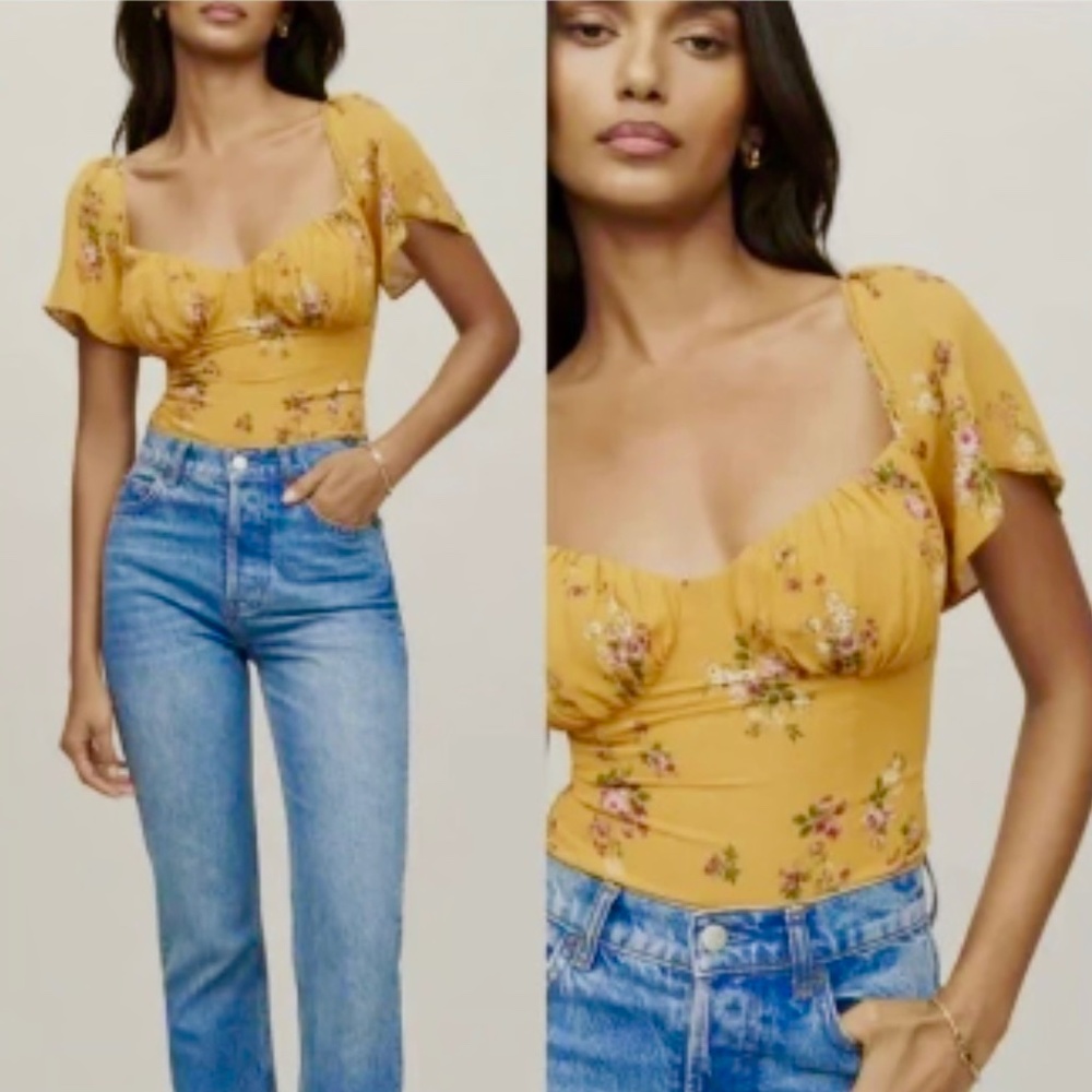 Reformation Ambrose Top Size 4